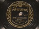 78 RPM  Uncle Dave Macon, Brunswick 362,  E / EE-  Country