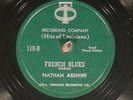 78 RPM  Nathan Abshire, O-T (Oklahoma Tornado) 110, E  Cajun