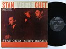 STAN GETZ & CHET BAKER Meets LP on Verve NM/VG++ DG mono