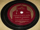 78rpm Opera - Victor 7720 - ENRICO CARUSO - Pagliacci - Electric Curtain Label