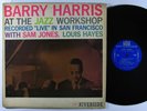 BARRY HARRIS At The Jazz Workshop LP on Riverside DG mono