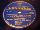 JAZZ GEORGE OLSON ORCH Everything I Have Is Yours BLUE COLUMBIA 2842