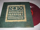 NOFX Backstage Passport Soundtrack LP Red Gold Splatter Vinyl /420 Fat Mike OOP