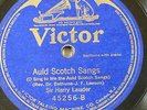 78rpm SIR HARRY LAUDER auld scotch sangs / mary of argyle VICTOR