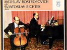 2 LP BOX PHILIPS Beethoven ROSTROPOVICH & RICHTER Cello Sonatas 835 182/83 NM-