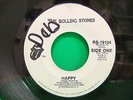 The Rolling Stones Happy / All Down The Line 1972 Promo RS 19104 Keith Richards