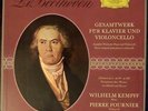 3 LP BOX BEETHOVEN/KEMPF/FOURNIER Complete work piano/cello DGG TULIP