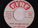 rare R&B 45 MARY ANN FISHER wild as you can be FIRE Hear
