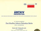 ARCHIV RED STEREO - FOURNIER - BACH CELLO SUITES 1 & 2 -198186  NM(+) - SUPERB