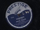Prestige 734 Miles Davis Morpheus/Blue Room 78 rpm VG++ condition