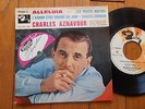 ??????EP Charles AZNAVOUR : Alleluia BARCLAY 70435 Dédicace OLYMPIA EX+