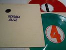 Jimi Hendrix  alive  la forum  orange & marbled green vinyl     tmoq rare