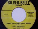 LARRY RICHARDSON and the BLUE RIDGE BOYS Rare 60's Bluegrass 45 SILVER-BELLEl