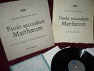4 LP BOX - BACH - Passio secundum Matthaeum - ARCHIV PRODUKTION NEAR MINT