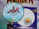 Iron Maiden 'Seventh Son' Italian Pic LP Picture Disc Die-Cut + LRG Poster Compl