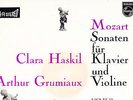 PHILIPS HI-FI STEREO - HASKIL / GRUMIAUX - MOZART SONATAS KV 378, 304, 376, 301