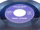 WANDA JACKSON - Right Or Wrong Funnel Of Love - ORIGINAL 1961 CANADA PRESSING