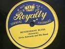 ALVIN EDWARDS TEXAS RHYTHM BOYS -Benzedrene Blues- SUPER RARE - ROYALTY 78 - VG+