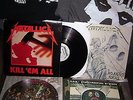 THRASH-METAL LP LOT-5-METALLICA-KILL EM ALL-MEGAFORCE-SOD-EXODUS-MULISHA/MISFITS