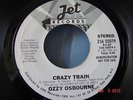 Promo Ozzy Osbourne Crazy Train Jet Records ZS602079 From 1981