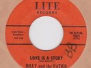 RARE WHITE DOO WOP BILLY and THE PATIOS – LOVE IS A STORY on LITE 9002 HEAR
