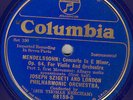 192e.  Mendelssohn:  Concerto in E Minor - Joseph Szigeti - Col. Royal Blue #190