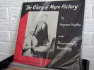 THE GLORY OF NEGRO HISTORY by Langston Hughes 1955 LP Folkways 752