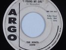 R&B Rocker/Doo Wop 45 KENTS I Found My Girl ARGO HEAR