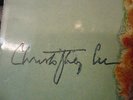 Christopher Lee *Autographed* James Bond 007 UK LP Man with the golden gun 1974