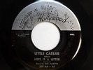 LIL CAESAR 45 Here is a letter / RED CALLENDER  REC IN HOLLYWOOD  R&B bb2771