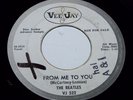 1963 THE BEATLES  From Me To You/Thank You Girl  VJ 522 PROMO 45 rpm RECORD $