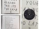 Drake CLEAR VINYL 2 LP If You're Reading This Its Too Late NOT kanye west yeezus