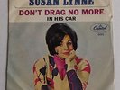 SUSAN LYNNE don't drag no more orig '64 surf teen hot rod 45 rare PICTURE SLEEVE