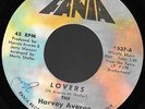 VG++ HARVEY AVERNE BAND LOVE NEVER STAYS THE SAME/LOVERS 45 RPM FANIA 537