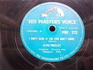 7 x 1950's 78 RPMS ELVIS PRESLEY / THE DREAM WEAVERS / CHAS McDEVITT / MUDLARKS