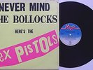 Sex Pistols -Never Mind The Bollocks LP UK 1977 Press BLANK Back A5/B6 12 Tracks