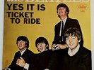 NM / THE BEATLES 45 PICTURE SLEEVE ONLY /CAPITOL 5407 /TICKET TO RIDE /YES IT IS