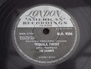 THE CHAMPS TEQUILA TWIST RARE INDAIN PRESS 78 RPM RECORD LONDON HLU.9506