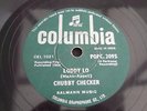 CHUBBY CHECKER LODDY LO / HOOKA TOOKA RARE 1963 78 RPM RECORD COLUMBIA POPC.2095