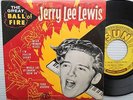 the Great Ball of Fire JERRY LEE LEWIS ROCKABILLY 4-song 1957 PS 45 ep w958