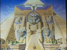 IRON MAIDEN:POWERSLAVE LP.CAPITOL12321. W/LYRIC PIC SLEEVE.1984