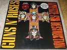 Guns N Roses LP - Appetite For Destruction  (Original Lyric Inner Cover)