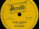 THE NUTMEGS Story Untold DOO WOP 78 on HERALD 452 E