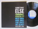 CANNONBALL ADDERLEY Something Else Blue Note DG Mono Original W. 63rd LP HEAR
