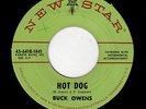 CLASSIC ROCKABILLY-BUCK OWENS-NEW STAR 6418-HOT DOG/SWEETHEARTS IN HEAVEN