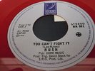 RUSH rare Not Fade Away b/w You Can’t Fight It MOON Records red vinyl in the USA
