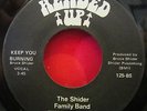 SHIDER FAMILY BAND KEEP YOU BURNING 45 HEADED UP PRIVATE BOOGIE MODERN SOUL FUNK
