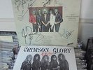 CRIMSON GLORY-S/T LP ORIGINAL PAR SIGNED+PROMO PHOTO SIGNED MIDNIGHT CD VERY RAR
