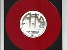 SEX PISTOLS God Save The Queen/No Feeling - RARE Red Vinyl 7