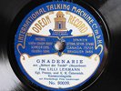 78rpm LILLI LEHMANN sings Meyerbeer -  GERMAN ODEON 